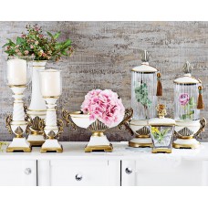 PR12-1002 - Beyaz-Altın Renk 7li Salon Takımı