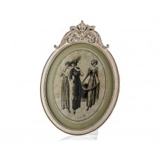 PR30-1046 - İnsan Figürlü Beyaz Çerçeve-Tablo 42*30