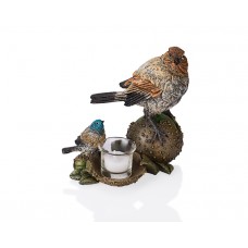 PR39-1009 - Yumurtalı Renkli 2li Kuş 15cm