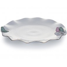 PR61-1015 - Kuşlu 3lü Servis Tabağı 27cm 